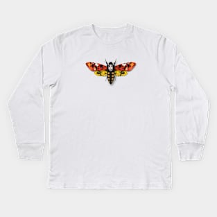 Death Moth Kids Long Sleeve T-Shirt